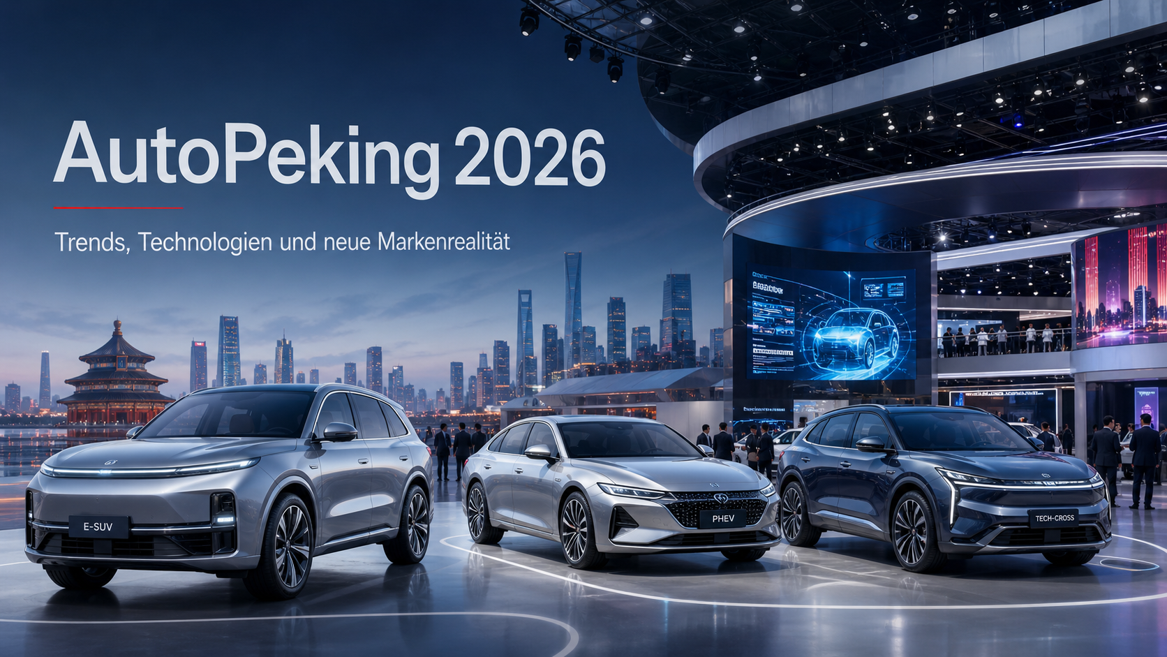 Messe AutoPeking 2026: Warum die Auto China zum Schaufenster der neuen Mobilität wird